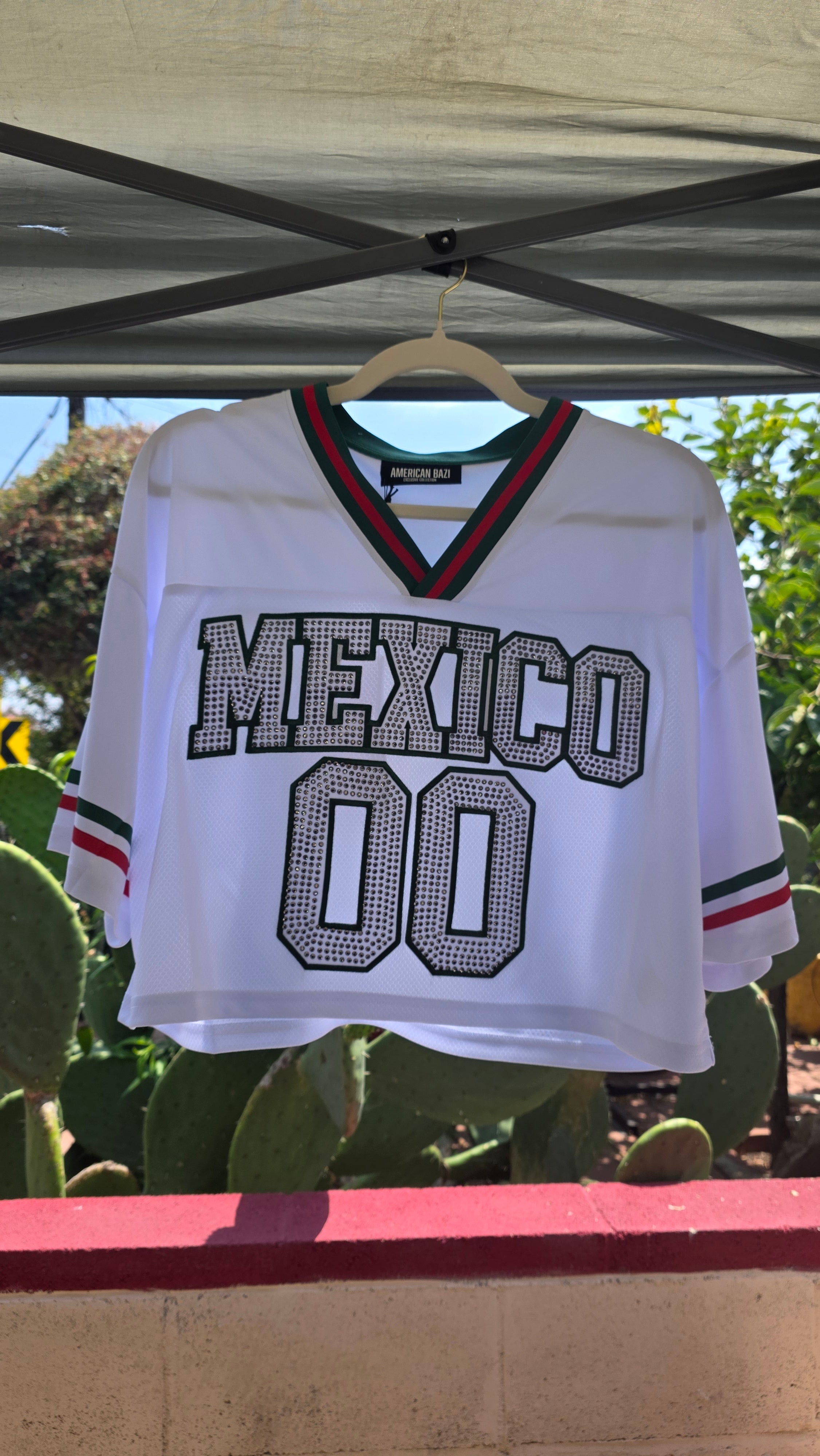 Mexico oversized Crop Tee