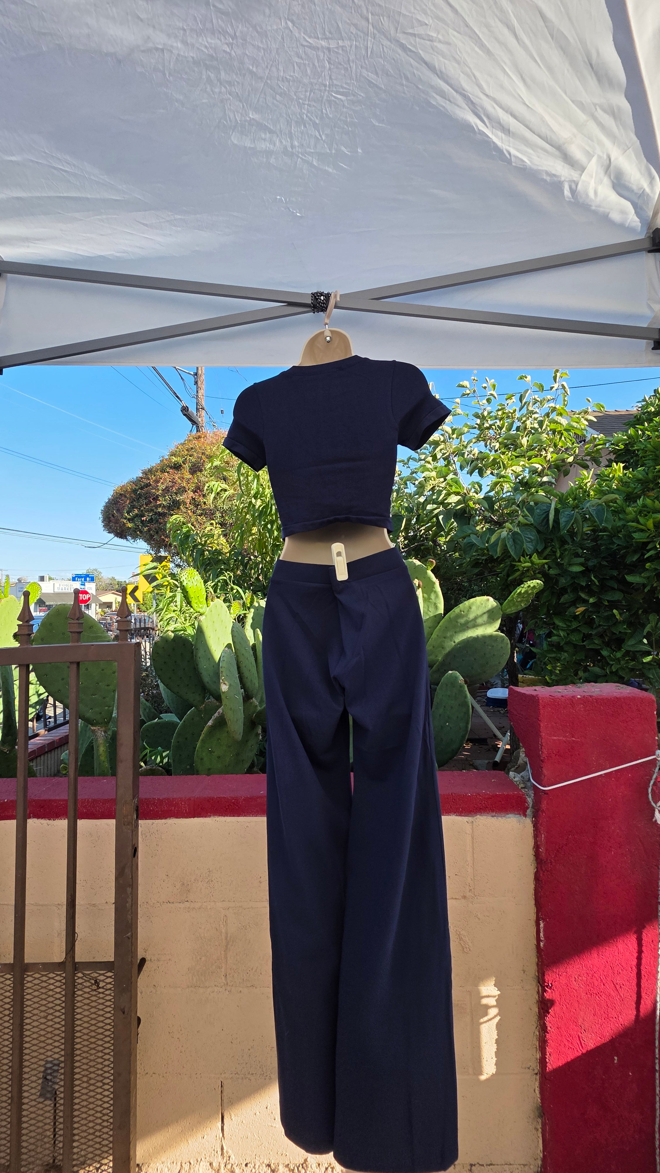 Navy pants