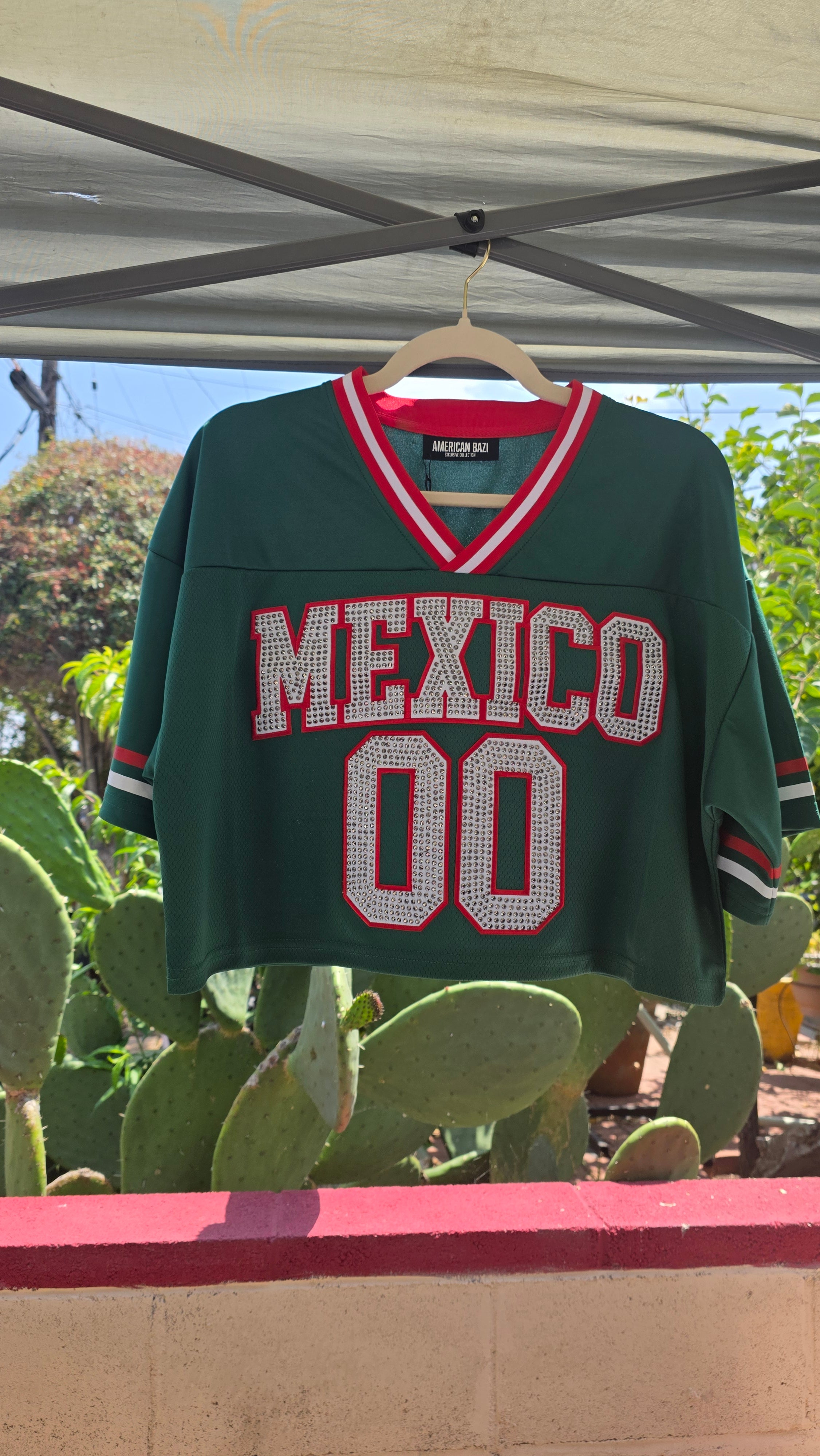 Mexico oversized Crop Tee
